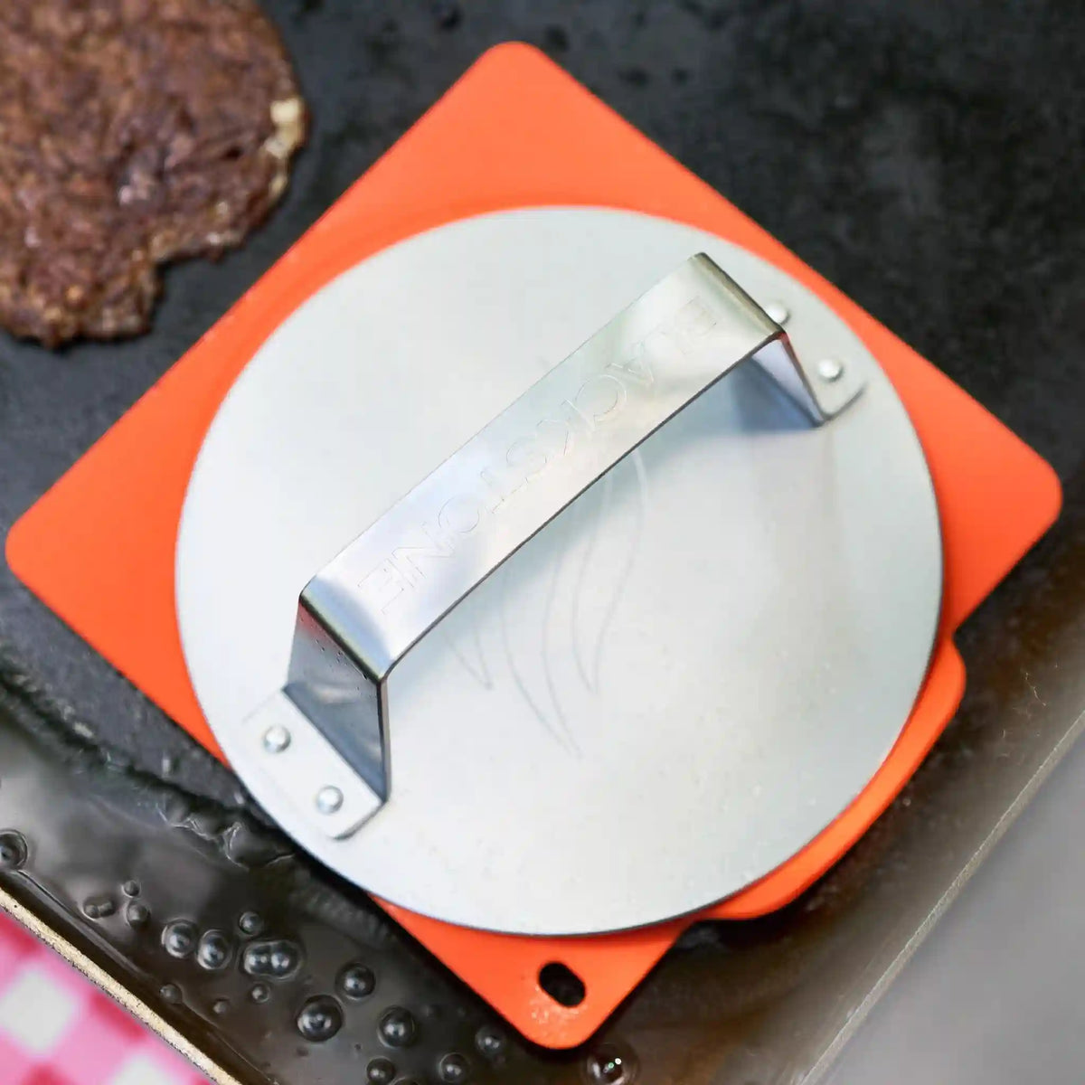 Smash Burger Press with Smash Guard