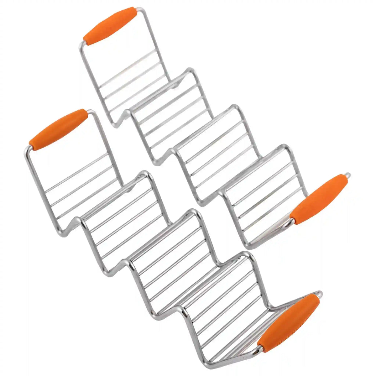 Small taco tray with silicone handles (qty 2).
