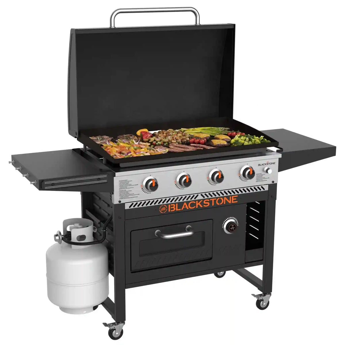 36" Griddle Pizza Oven Airfryer Combo