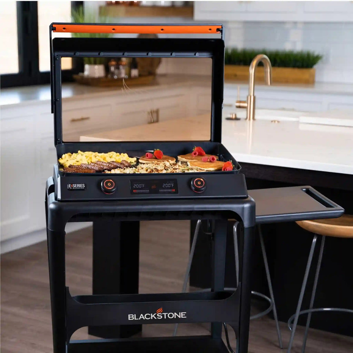 22" Electric Tabletop Griddle with Cart