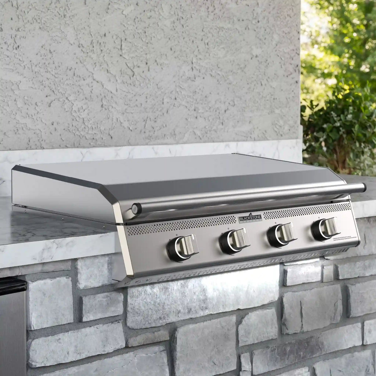 36" Built-In Griddle with Hood