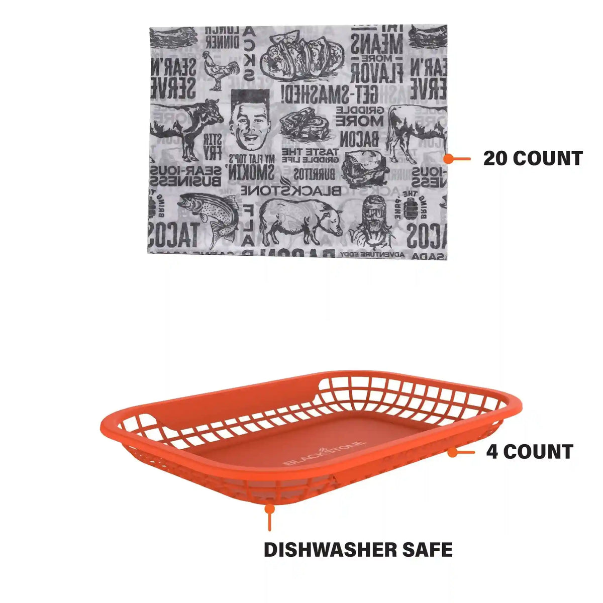 Burger Baskets with Basket Liners