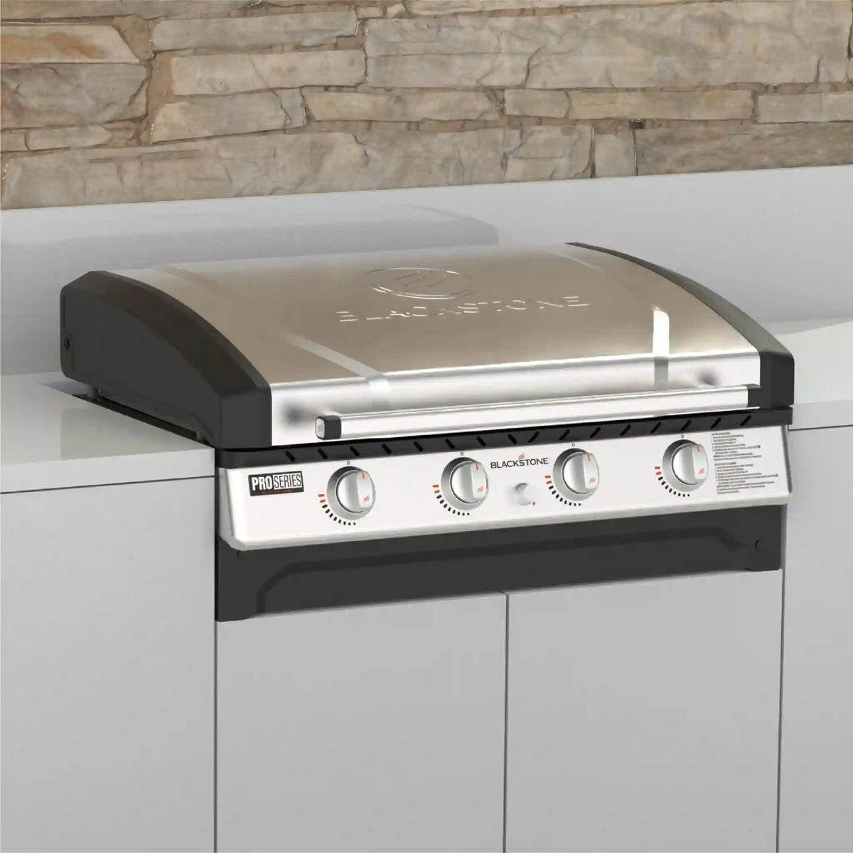 36" Built-in Griddle with Hood (Natural Gas)